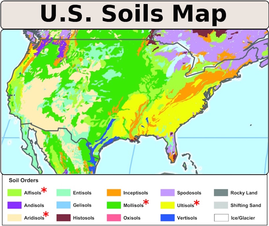 Soil Zones Map